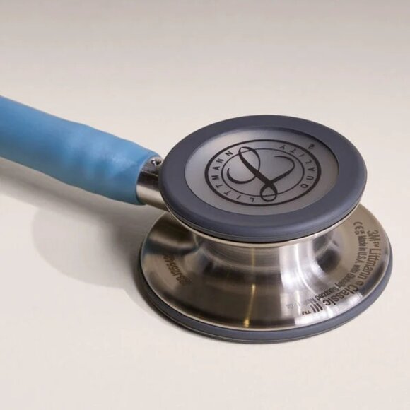 3M™ Littmann® Classic III™ Stainless Steel Marine Blue Satin Tube Stethoscope - Picture 5 of 5